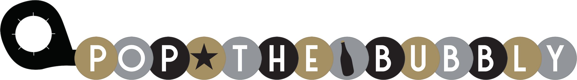 Black, Gold & Silver New Year's Eve Bar Decorating Kit, 29-pc Front_Flat