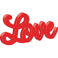 "Love" Standing Block Letter Sign Table Centerpiece Decoration, Red, 13-in, for Valentine's Day/Anniversary/Wedding
