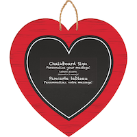 Affiche tableau noir coeur Front_Flat