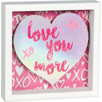 Love You More Block Sign Front_Angled_Right