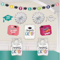 Yay Grad Room Decorating Kit, 10-pc Front_Flat