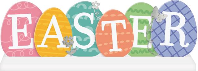 Easter Eggs Table Sign Front_Flat