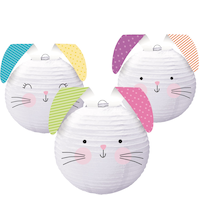 Hello Bunny Paper Lanterns, 3-pk Composite_or_Mixed