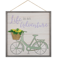 Rustic Life is an Adventure Sign Front_Flat