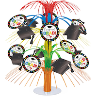 Multicolour Graduation Cascade Centerpiece Front_Elevated