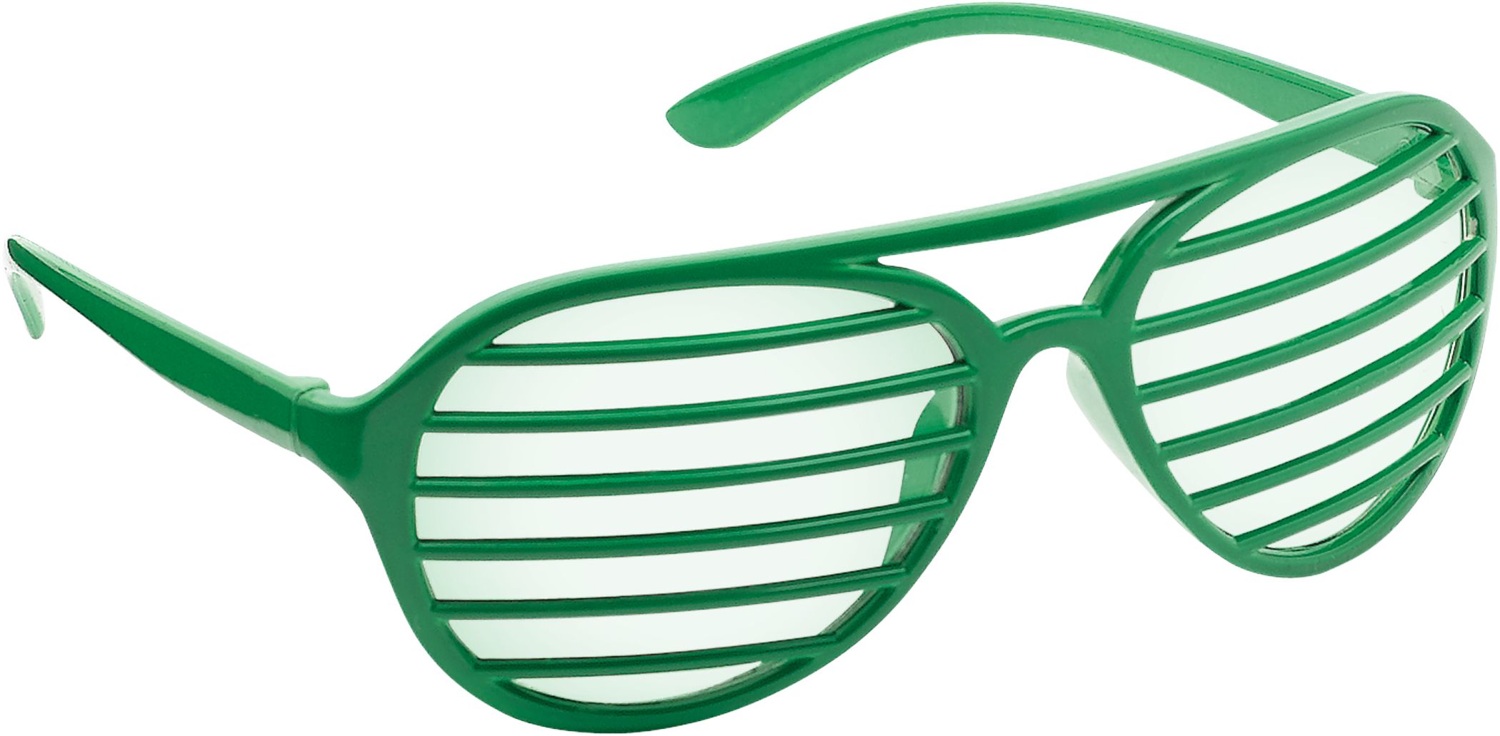 Shutter Glasses, Green, One Size, Wearable Costume Accessory for
