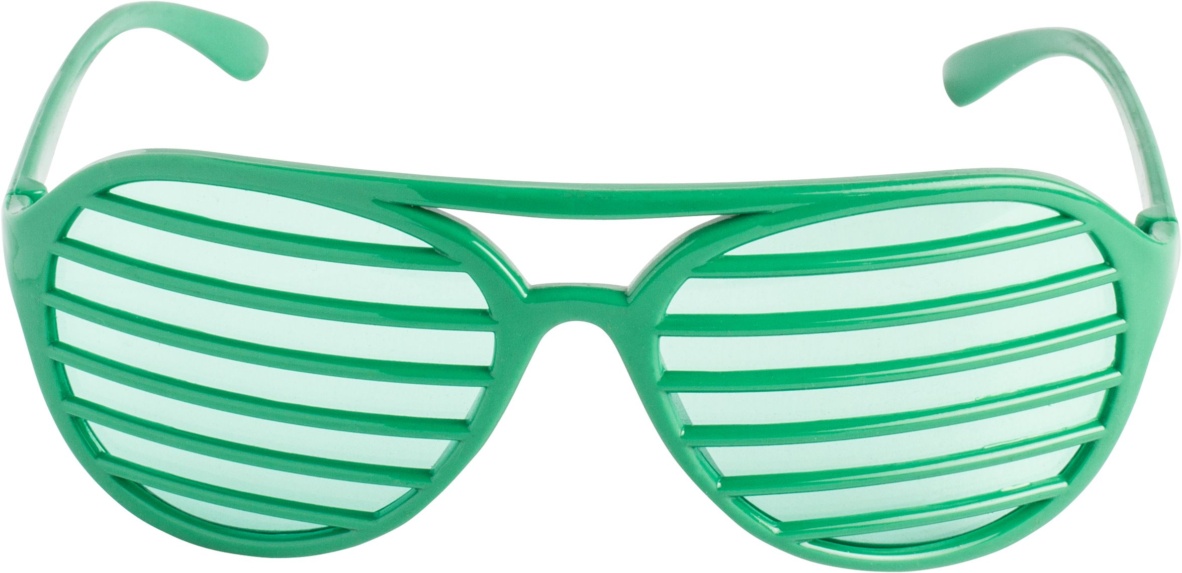 Shutter Glasses, Green, One Size, Wearable Costume Accessory for Halloween Front_Elevated