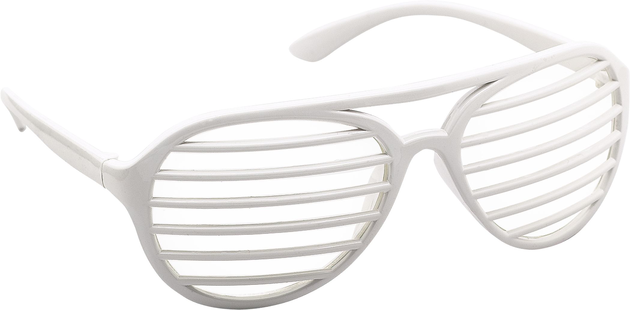 White Shutter Glasses Front_Angled_Right