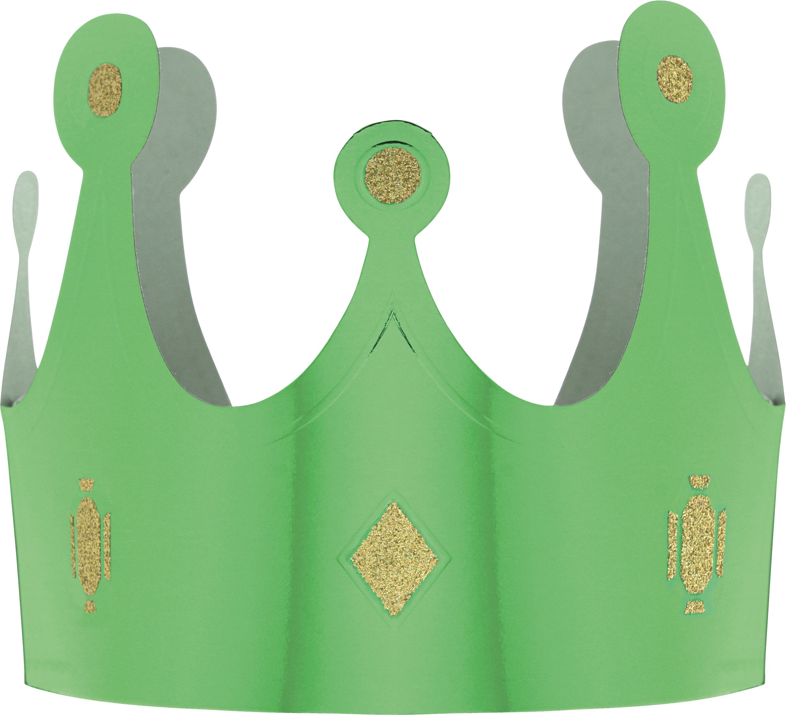 Mardi Gras Crowns, 12-pk Front_Flat