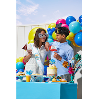 Bols en papier Congrats Grad à confettis, pour remise des diplômes, 10 po, paq. 3 Composite_or_Mixed