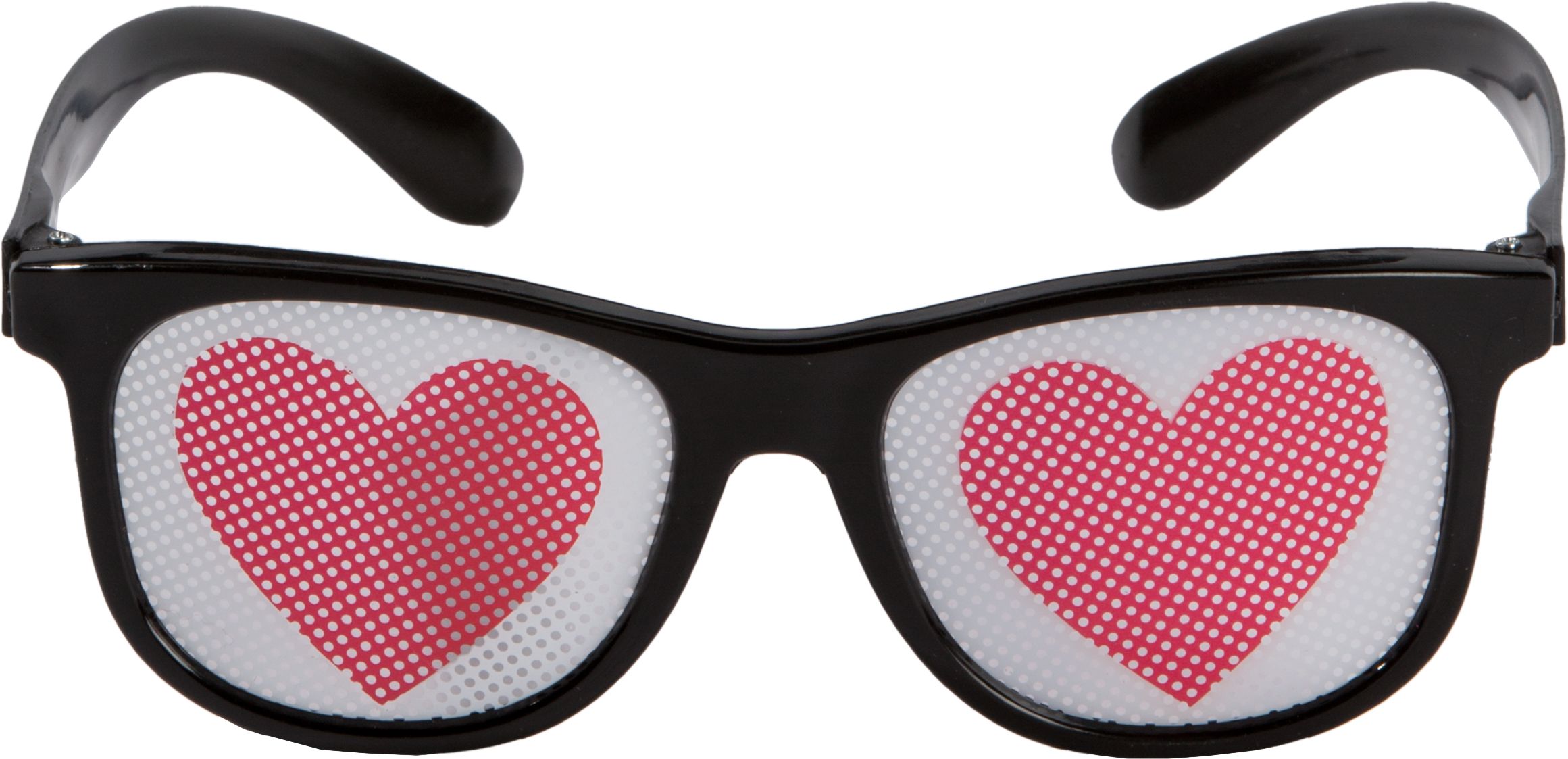 Heart Printed Glasses, 10-pk Front_Elevated