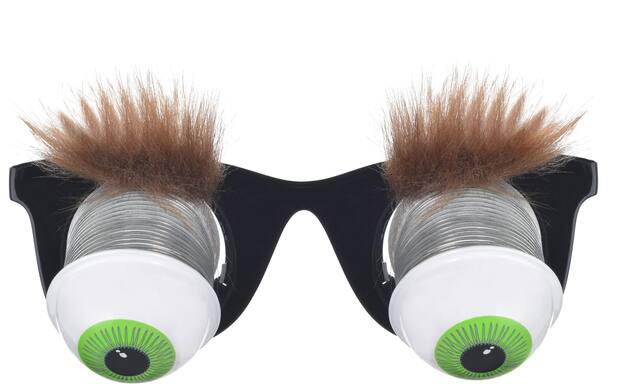 Drooping Eyes Spring Glasses Front_Flat