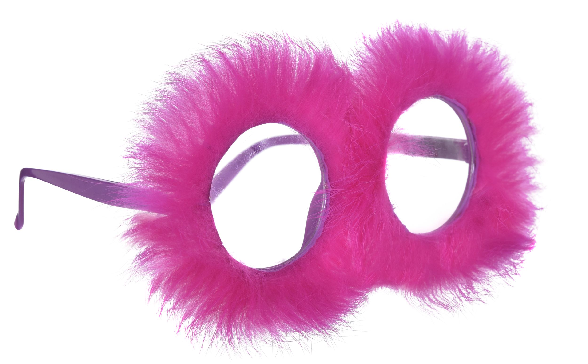 Pink Fur Glasses Front_Angled_Right