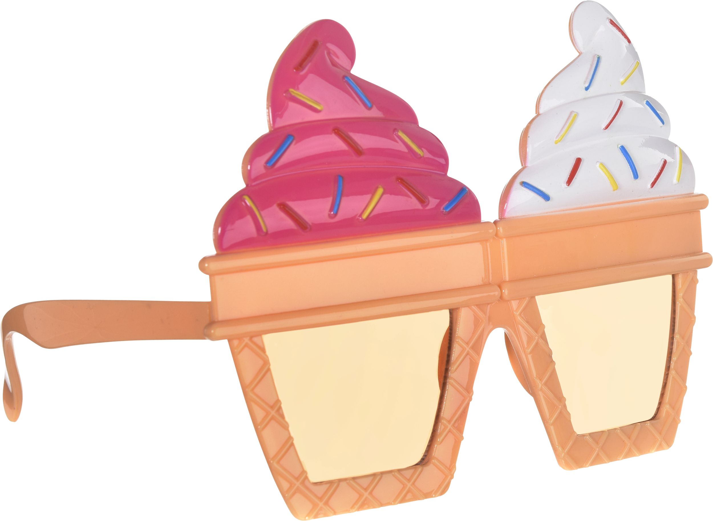 Ice Cream Cone Sunglasses Front_Angled_Right