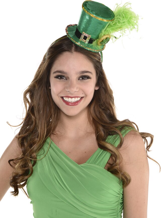 Leprechaun Top Hat Headband Party City