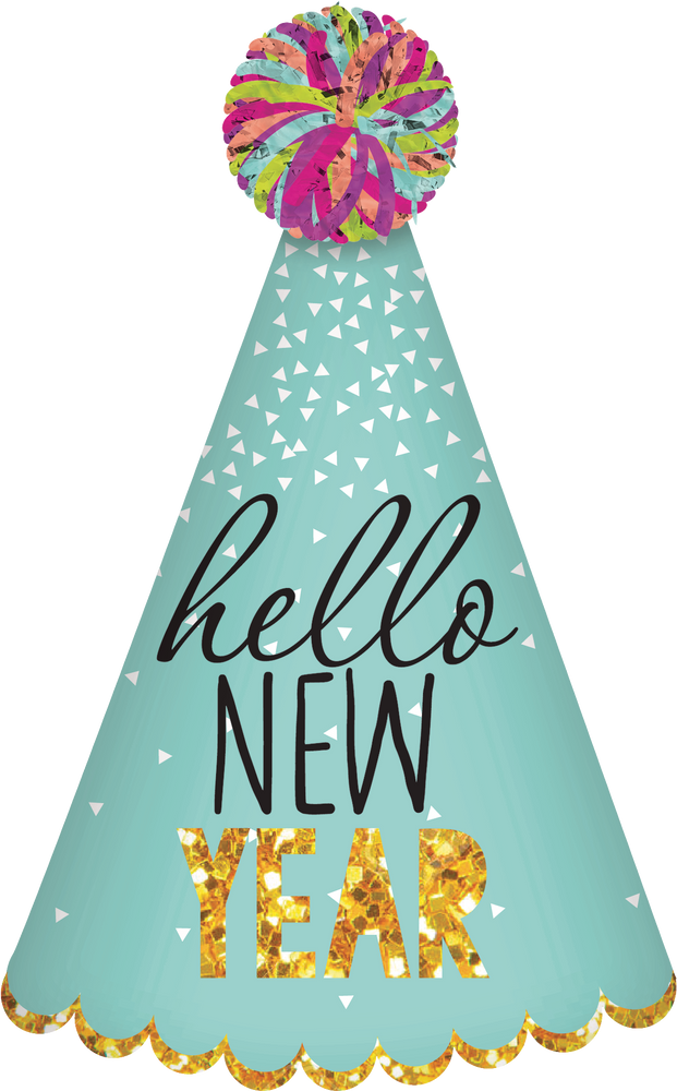 Hello New Year Party Hat Party City