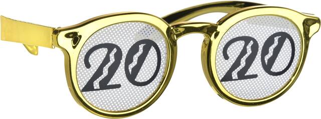 Gold & Silver New Year's Eve Sunglasses, 8-pk Front_Angled_Right