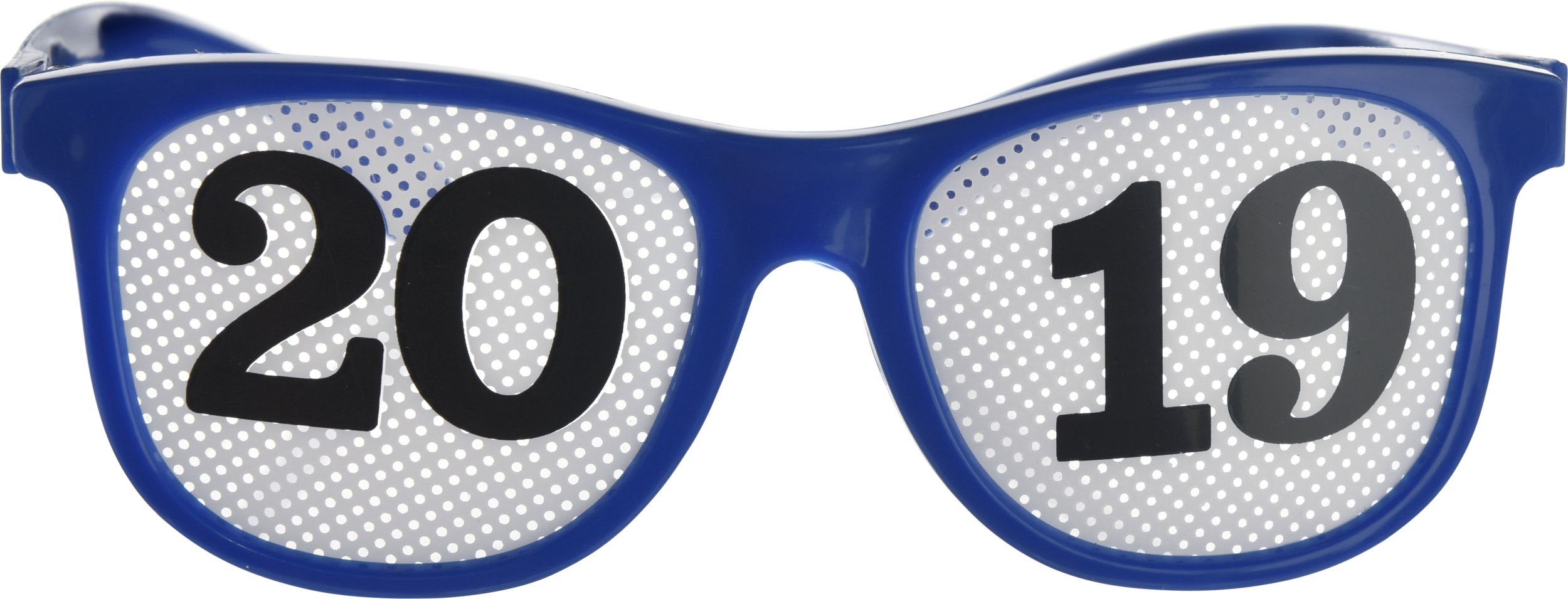 Colourful 2021 New Year's Printed Glasses, 8-pk Front_Flat
