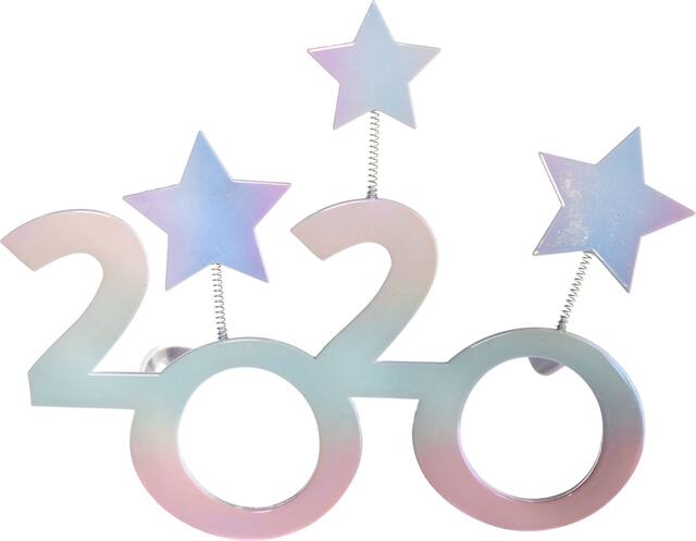 2021 Star Iridescent Glasses Front_Flat