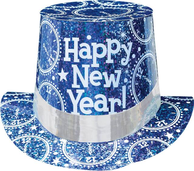 Prismatic Top Hat, Blue Front_Elevated