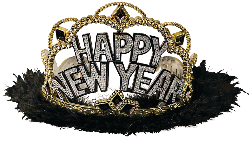 Black, Gold, & Silver New Year's Tiara Party City