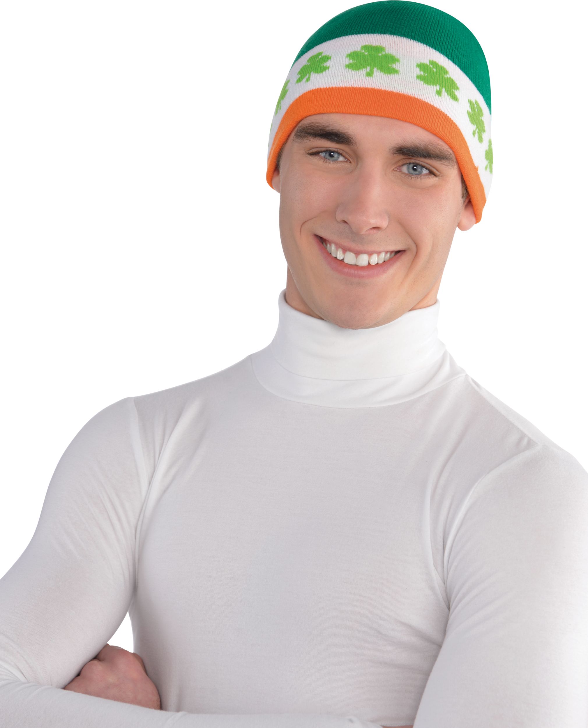 St. Patrick's Day Beanie Front_Angled_Left