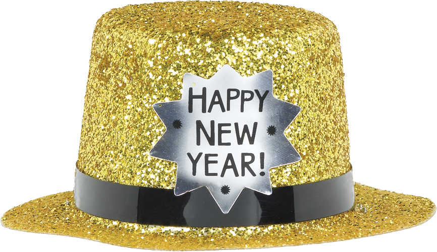 Glitter New Year's Mini Top Hat | Party City