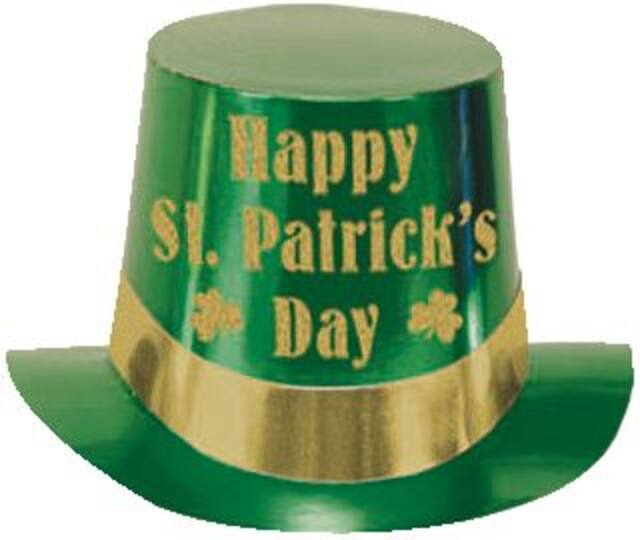 Happy St. Patrick's Day Top Hat Party City