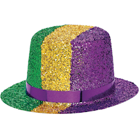 Mini Mardi Gras Top Hat Front_Angled_Left