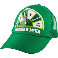 McDrunk O'Meter St. Patrick's Day Trucker Hat Front_Angled_Left