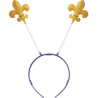 Mardi Gras Fleur De Lys Cut-out, 8-in