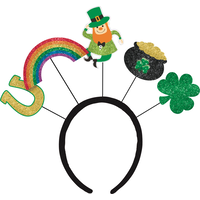 Glitter St. Patrick's Day Head Bopper Front_Flat