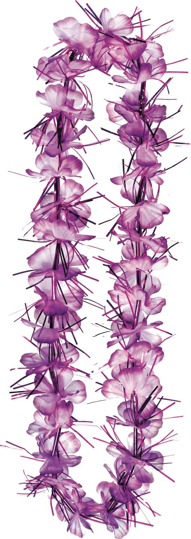 Purple Tinsel Lei Front_Flat