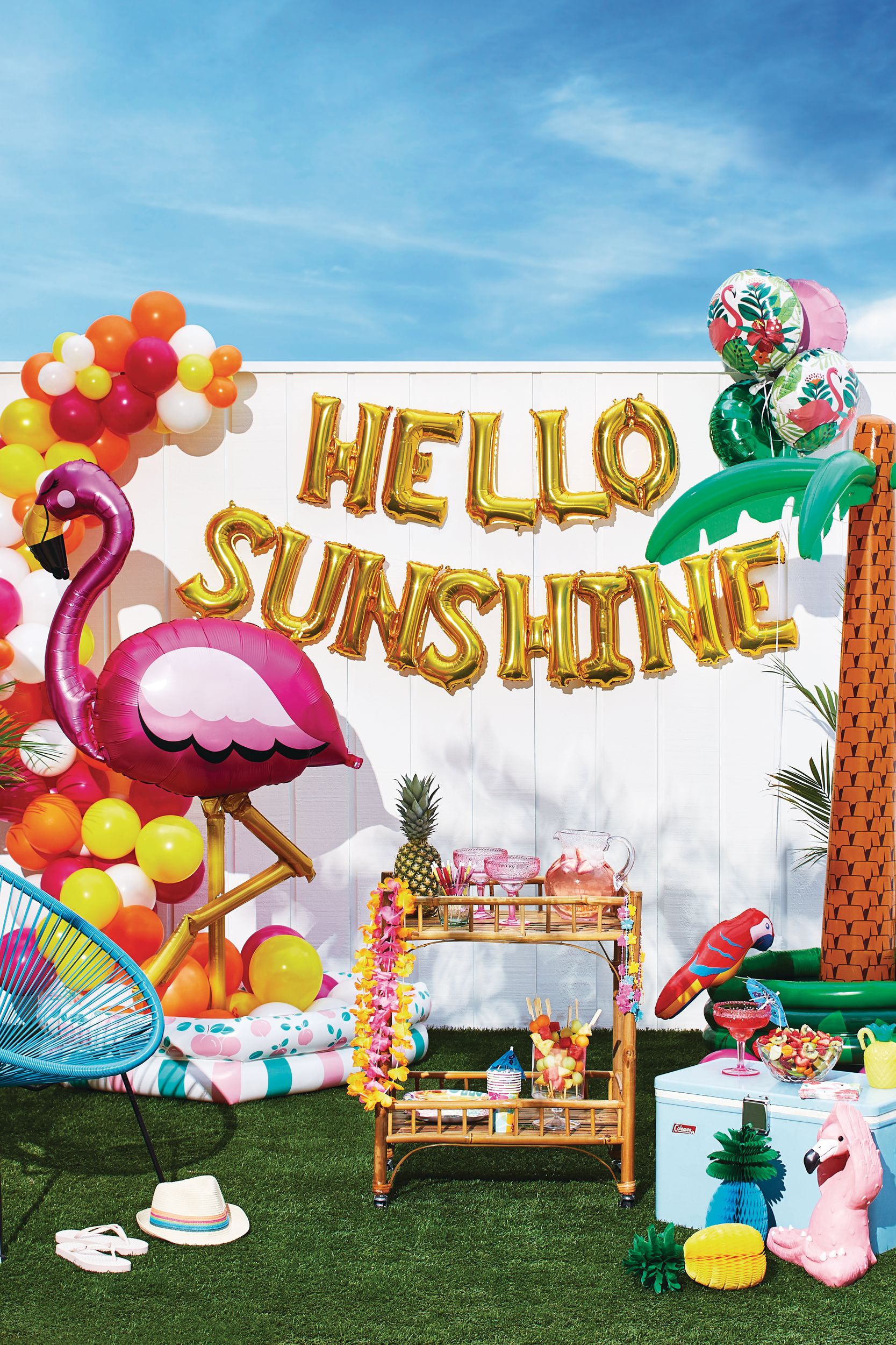 Colliers de fleurs à porter, multicolores, taille unique, paq. 6, décorations de fêtes estivales Composite_or_Mixed