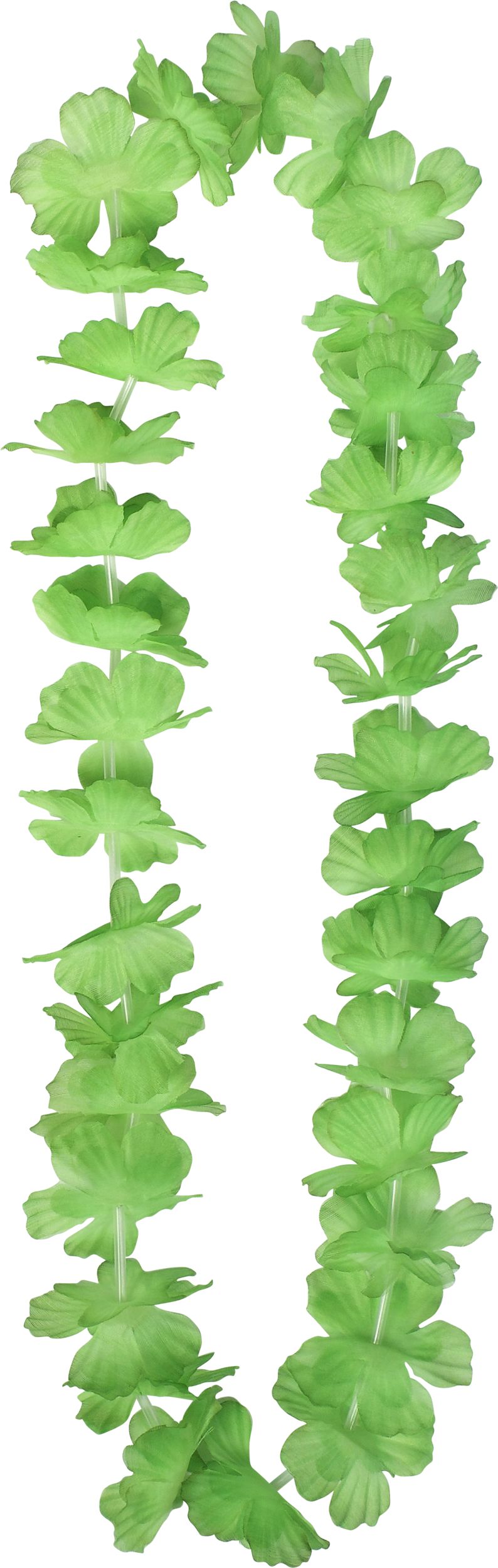 Colliers de fleurs à porter, multicolores, taille unique, paq. 6, décorations de fêtes estivales Overhead_Flat