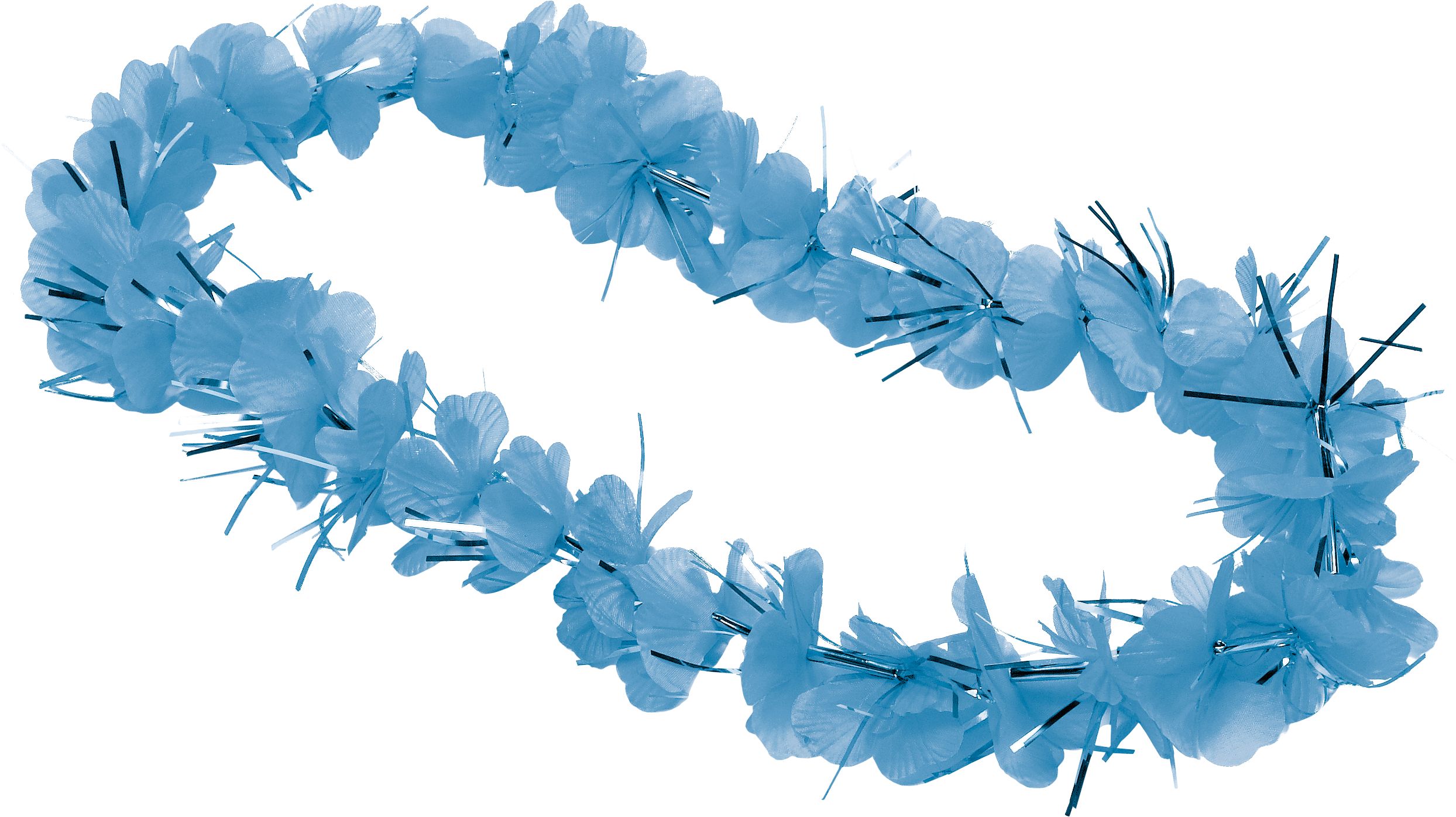 SUM BLU TINSEL LEI