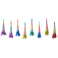 Flûtes métalliques colorées du Nouvel An, paq. 16 Bottom_Plunge