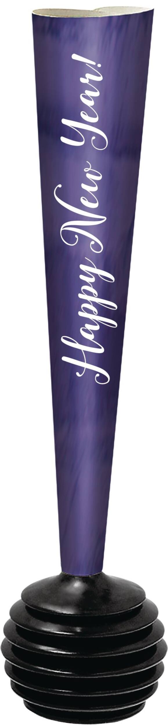 New Year's Squeeze Paper Horns, 10.5-in Front_Elevated