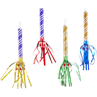 Mirlitons à franges multicolores, paq. 24 Overhead_Flat