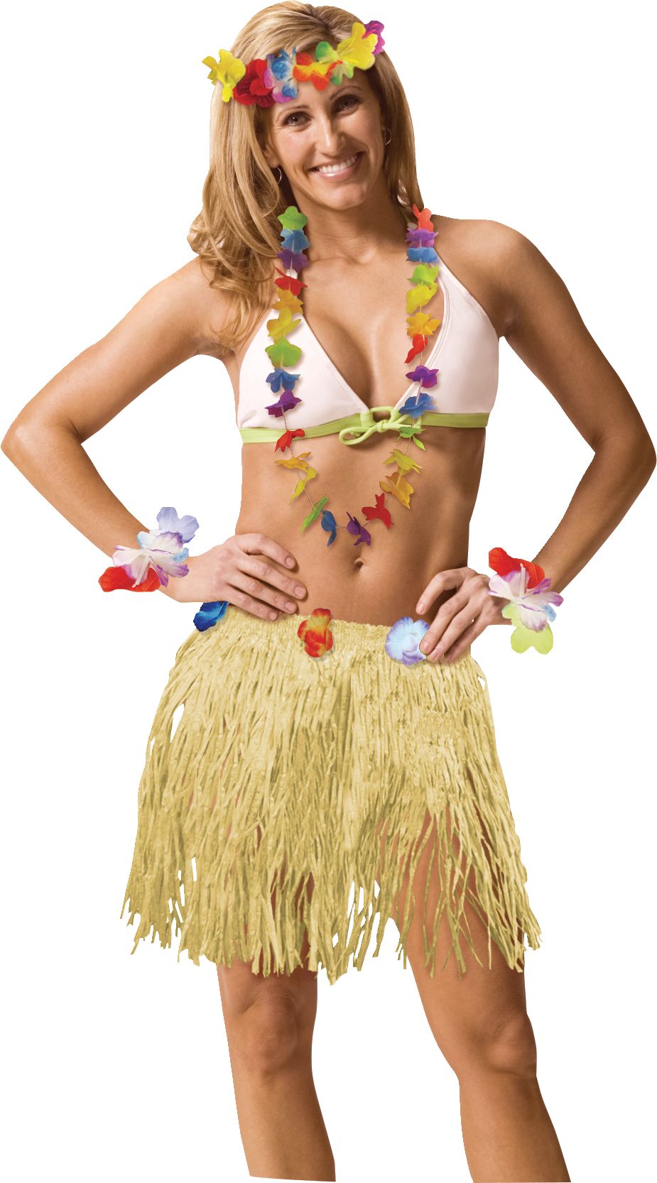 Tan hula cheap skirt