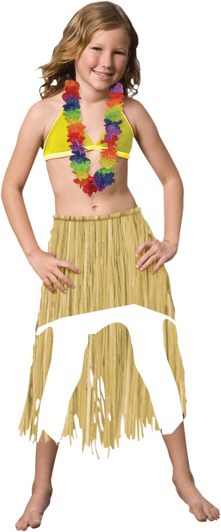 Green Raffia Grass Skirt - Hawaiian - Costume Accessory - Adult