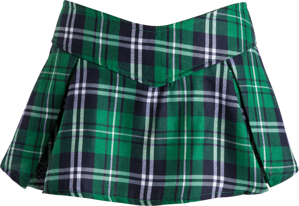 Holiday Fun Plaid Skirt In Hunter Green • Impressions Online Boutique