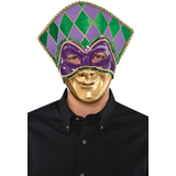 Masque bouffon du Mardi Gras Front_Flat