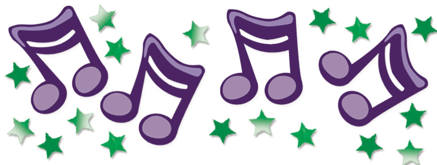 Crown/Mask/Music Notes Confetti Table Scatter Decoration, Green/Purple/Yellow, 1.2-oz, for Mardi Gras Overhead_Flat