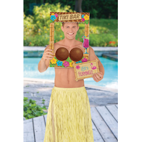 Cadre avec accessoires photo bar tiki géant, paq. 2 Front_Flat