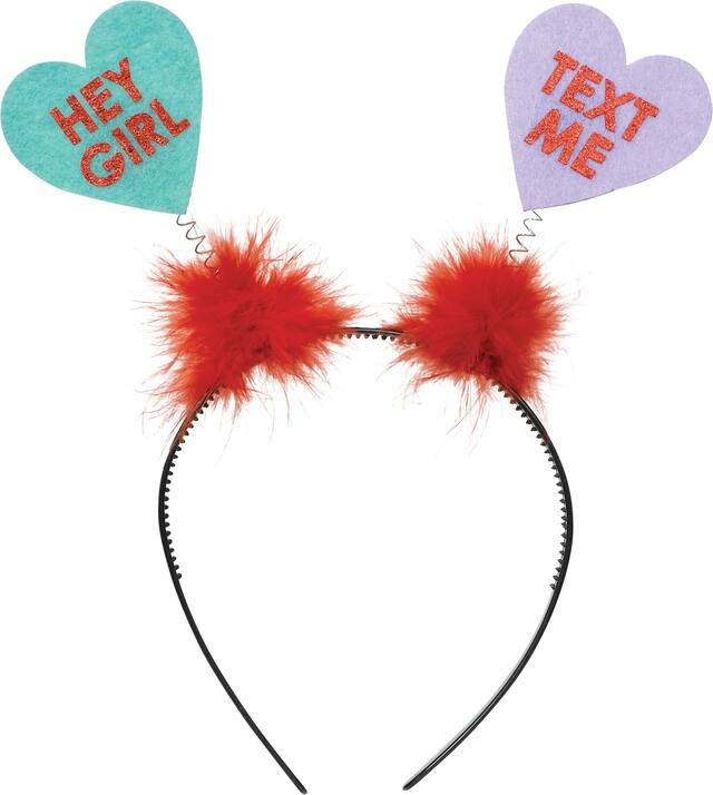 Conversation Heart Head Bopper Front_Flat