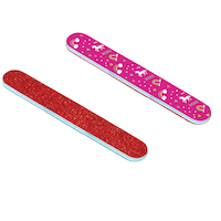 Limes émery rouge étincelant et licorne arc-en-ciel, paq. 12 Overhead_Plunge