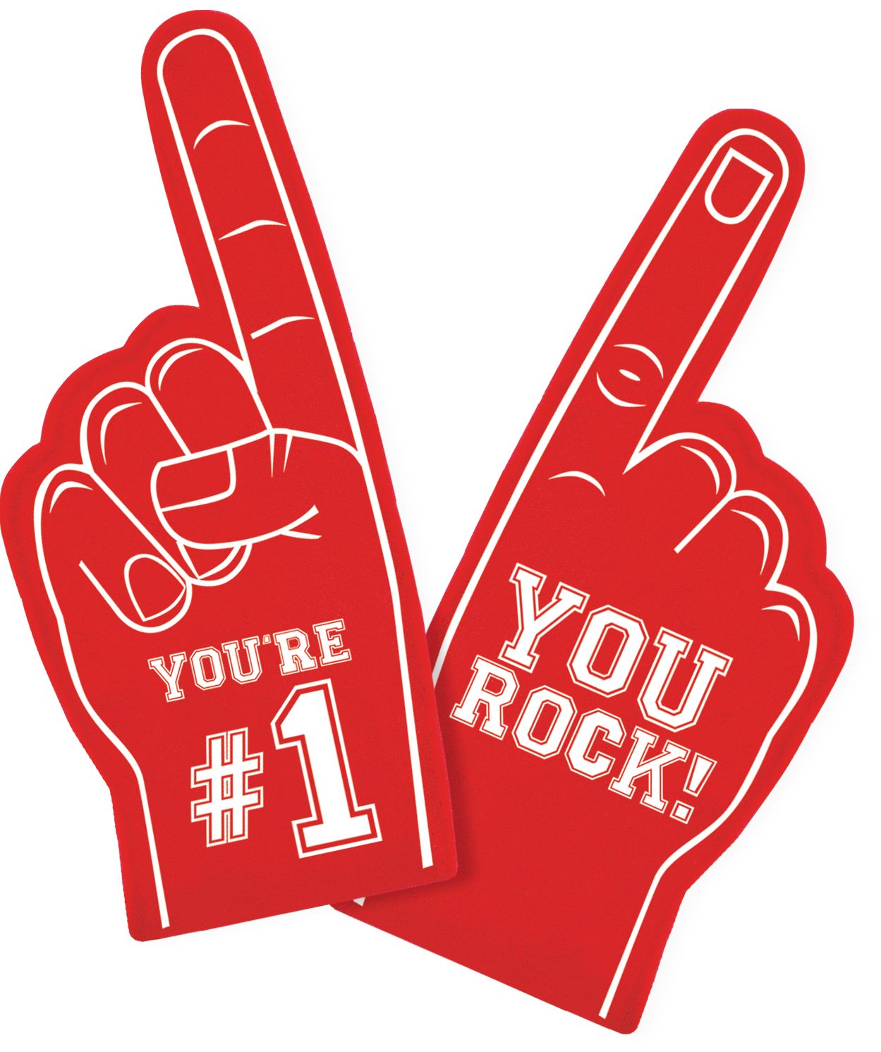 Mini-doigts en mousse rouges, paq. 12 Composite_or_Mixed