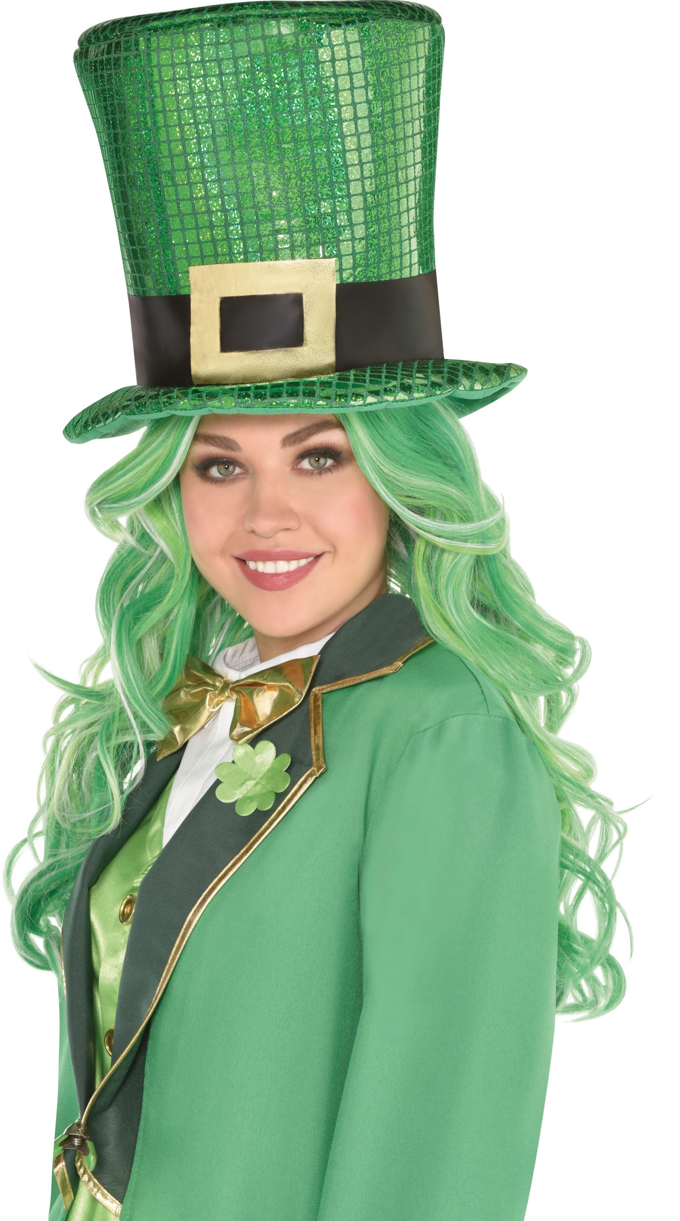 Oversized Sequin St. Patrick's Day Hat Composite_or_Mixed