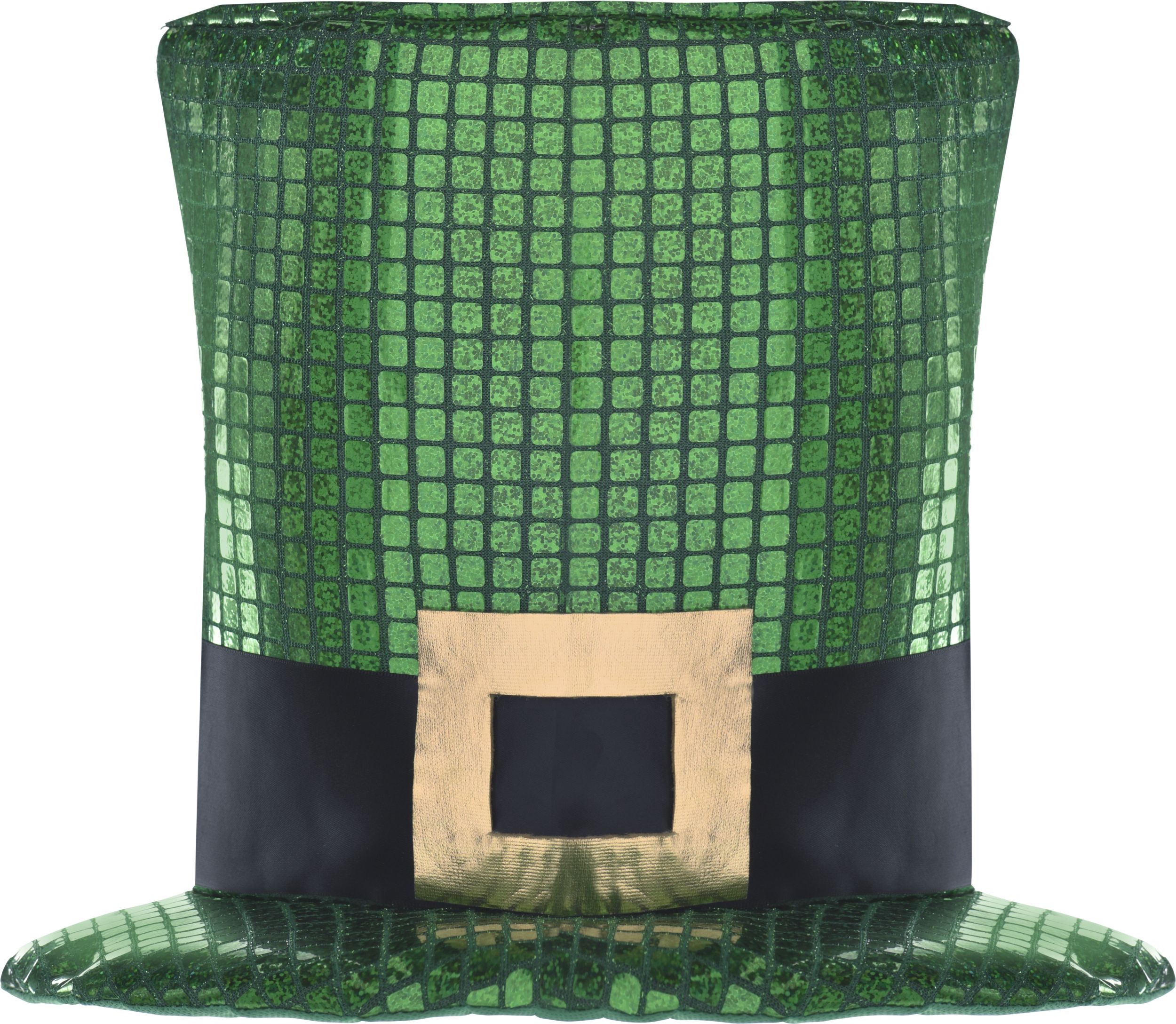 Oversized Sequin St. Patrick's Day Hat Front_Flat